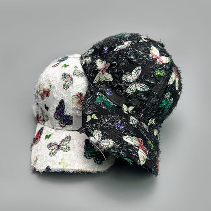 Collection de casquettes fleuries et imprimées