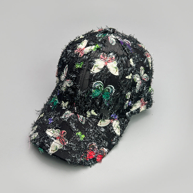 Collection de casquettes fleuries et imprimées
